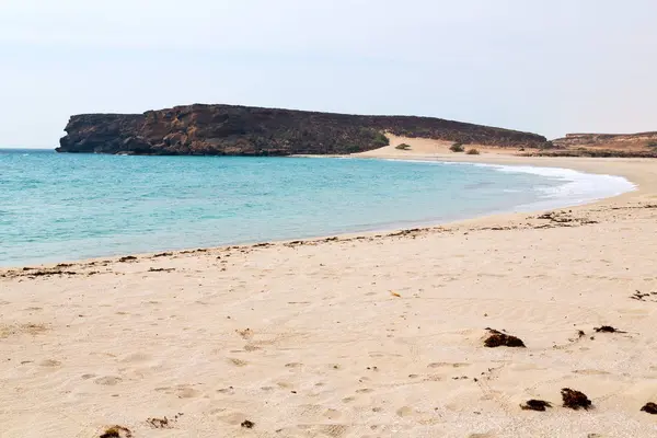In omanischen arabischen Meer Sandstrand — Stockfoto