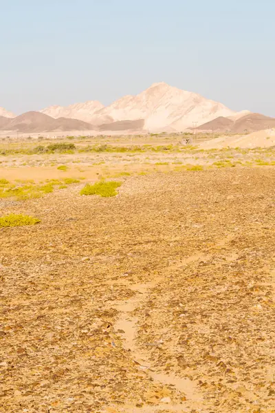 En Oman el viejo desfiladero de montaña — Foto de Stock