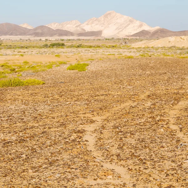 En Oman el viejo desfiladero de montaña — Foto de Stock