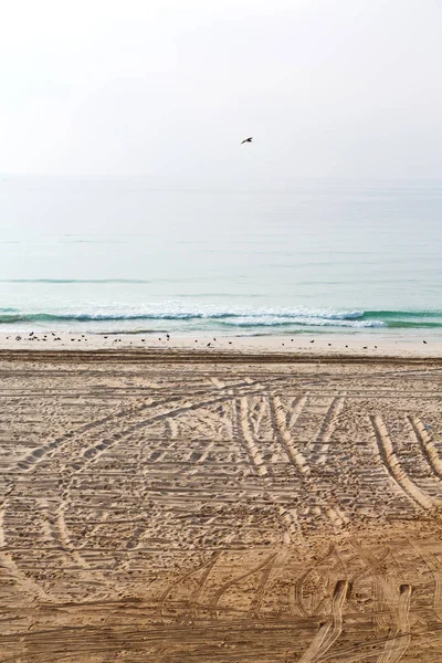 В Оман арабський морський піщаний пляж — стокове фото