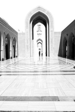 Umman muscat oteli eski Camii Minare ve din gökyüzü temizleyin