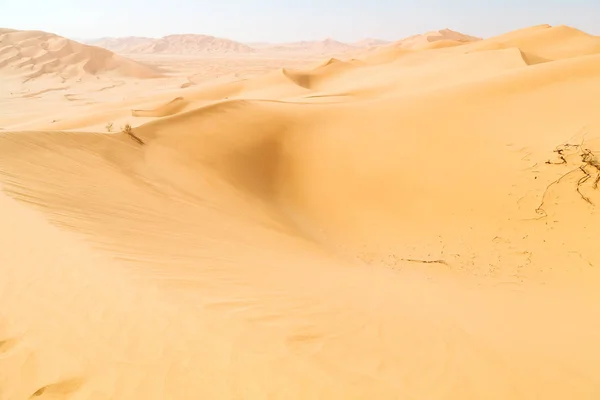 In oman vecchio deserto strofinare al khali il quartiere vuoto e all'aperto — Foto Stock