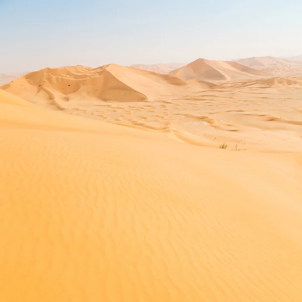 En oman viejo desierto frotar al khali el cuarto vacío y al aire libre —  Fotos de Stock