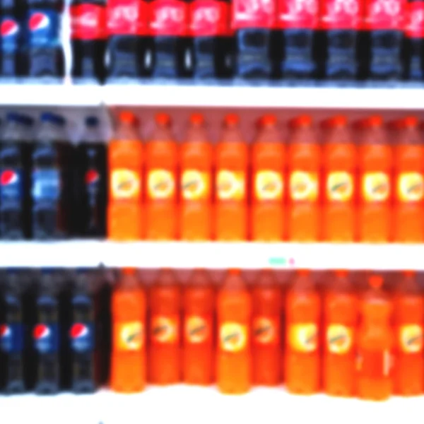 Di iran abstrak supermarket blur — Stok Foto