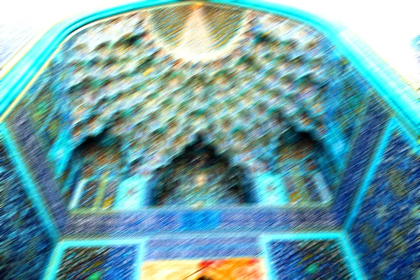 Em iran a arquitetura da religião — Fotografia de Stock