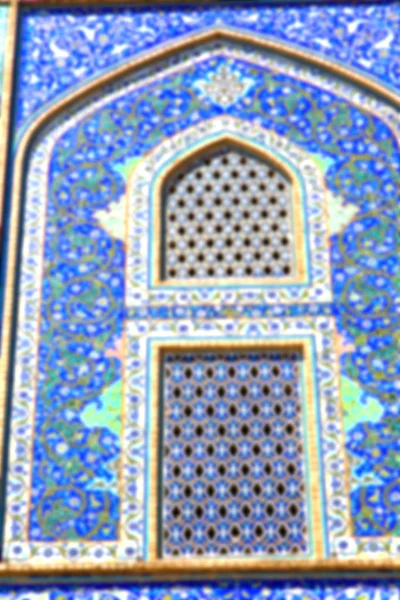 Em iran os azulejos decorativos velhos — Fotografia de Stock