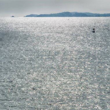 Pasifik Okyanusu bulutlar ve ışıklar 