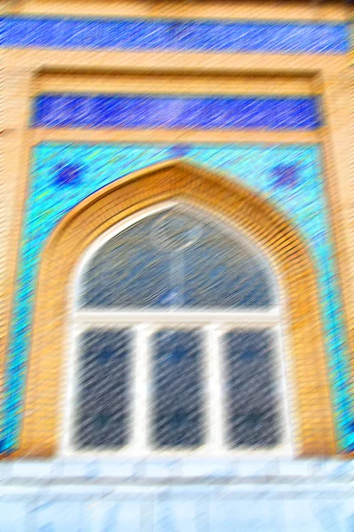 In iran the old decorative     tiles — Stock Photo, Image