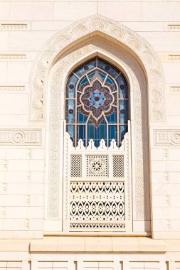 Umman muscat büyük cami duvarına