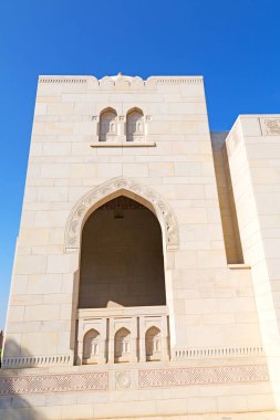 Umman muscat büyük cami duvarına