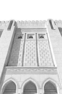 Umman muscat büyük cami duvarına