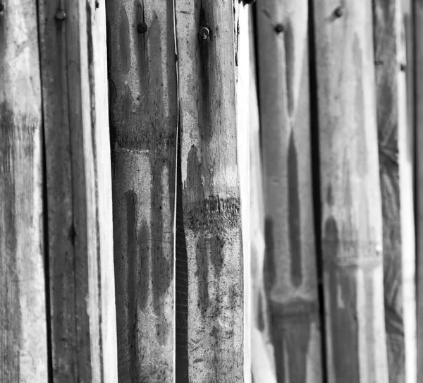 En vägg bygga på wicker bambu — Stockfoto