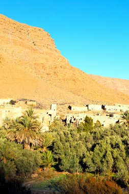 İnşaat Vadisi Fas Afrika atlas kuru yarış