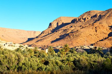 İnşaat Vadisi Fas Afrika atlas kuru yarış