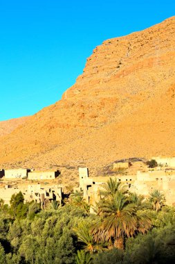 İnşaat Vadisi Fas Afrika atlas kuru yarış