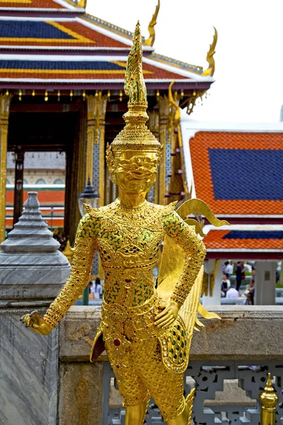 Демон храм Бангкок Асия Таиланд крыша — стоковое фото