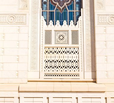Umman muscat büyük cami duvarına