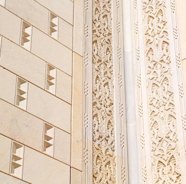 Umman muscat büyük cami duvarına