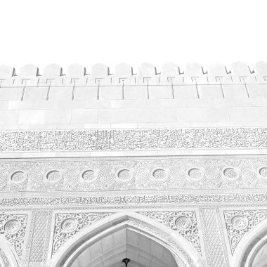 Umman muscat büyük cami duvarına