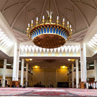 İran'da eski antika cami içinde 