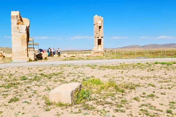 En iran pasargad la vieja construcción —  Fotos de Stock