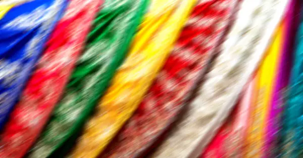 In iran scarf in a  market texture — Stock Photo, Image