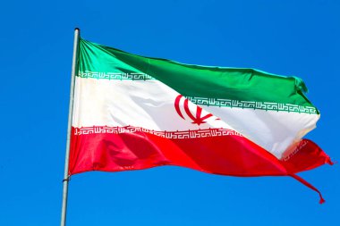 İran İran dalgalanan bayrak 