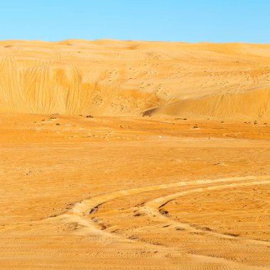 En düşük rub al hali boş çeyrek ve açık Umman eski çöl 