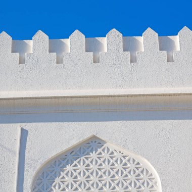Umman muscat büyük cami duvarına