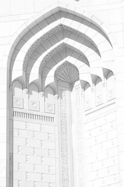 오만 무스카트 큰 모스크의 벽에서 — 스톡 사진