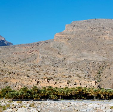 Umman eski dağ gorge  
