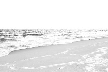 Umman sahil şeridi denizde okyanus Körfez rock ve plaj gökyüzü sakin ol