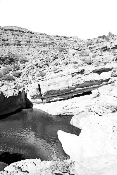 Em oman canyon de água — Fotografia de Stock
