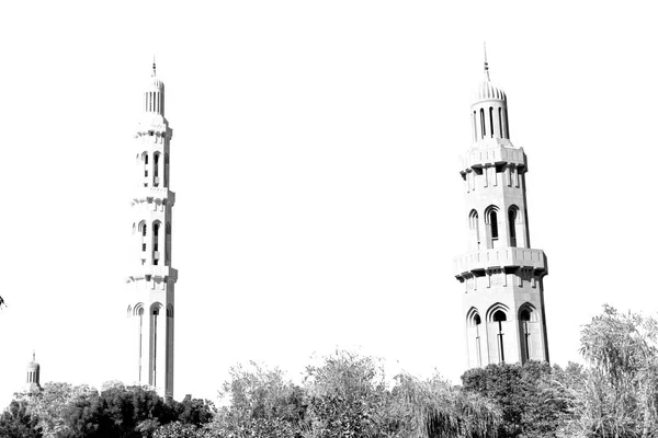 En oman moscatel la antigua mezquita — Foto de Stock