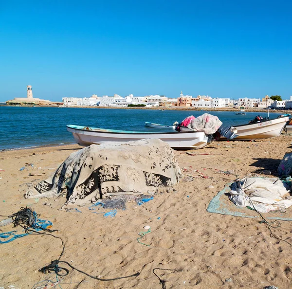 В Оман арабський морський піщаний пляж — стокове фото