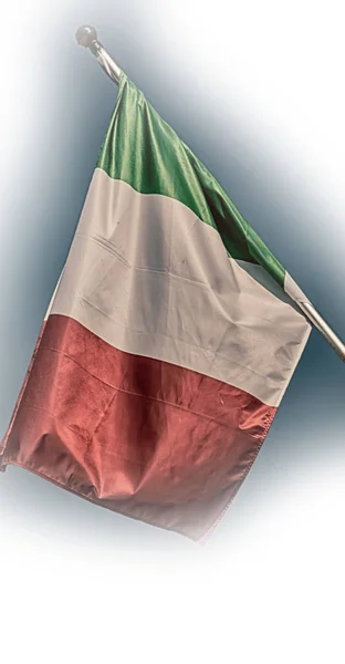 無料空のイタリアの手を振る旗 — ストック写真