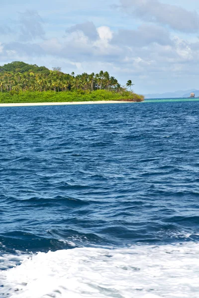 Pohled z lodi a Tichý oceán — Stock fotografie