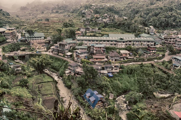 Terrace   field for  coultivation of rice — Stock Photo, Image