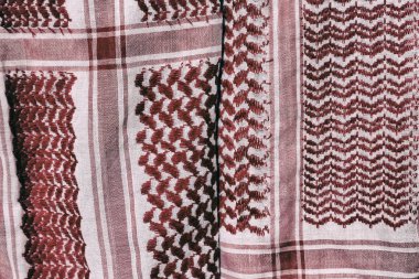 Pamuk geleneksel sembolik Arap eşarp doku 