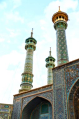 İran ve eski antika Camii Minare din Farsça architectur bulanıklık