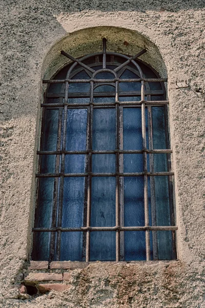 Италии Античные Исторические Средневековые Украшения Стены Окна — стоковое фото