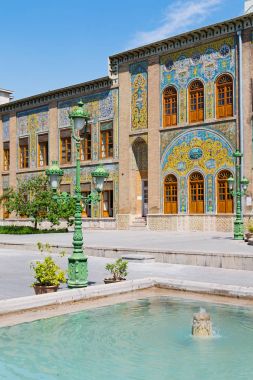 İran'da antik palace: golestan 