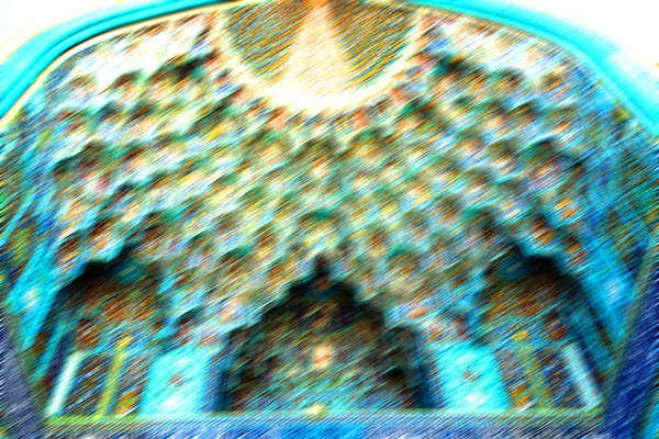 Em iran a arquitetura da religião — Fotografia de Stock