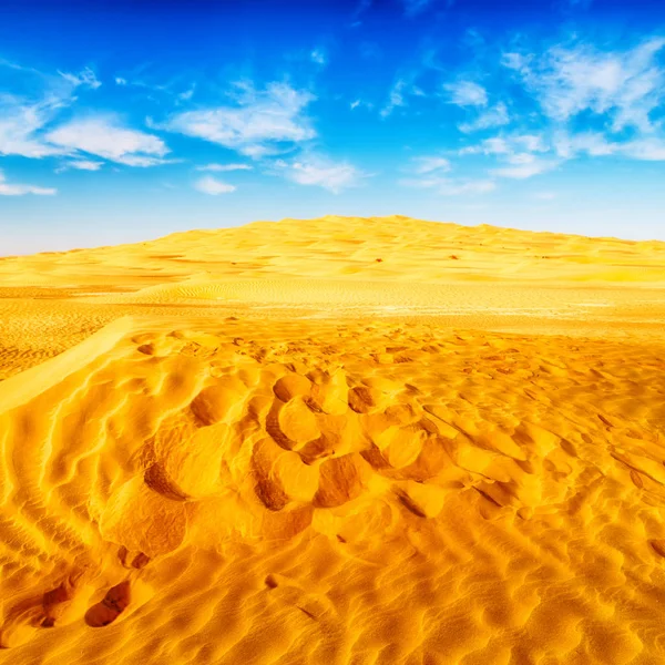 Em oman velho deserto esfregar al khali o quarto vazio e ao ar livre — Fotografia de Stock