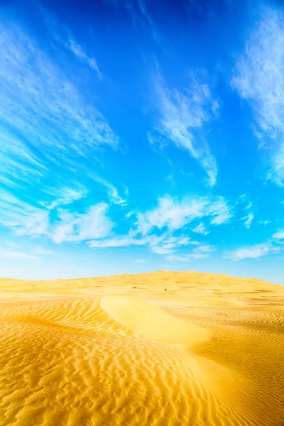 Em oman velho deserto esfregar al khali o quarto vazio e ao ar livre s — Fotografia de Stock