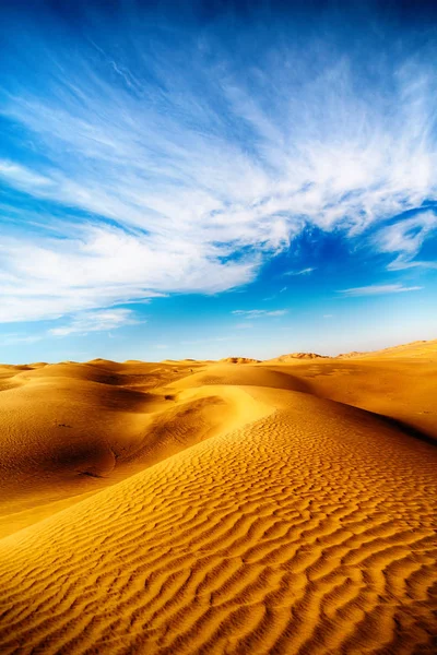 В старій пустелі Руб аль-Халі порожня чверть і відкритий с — стокове фото