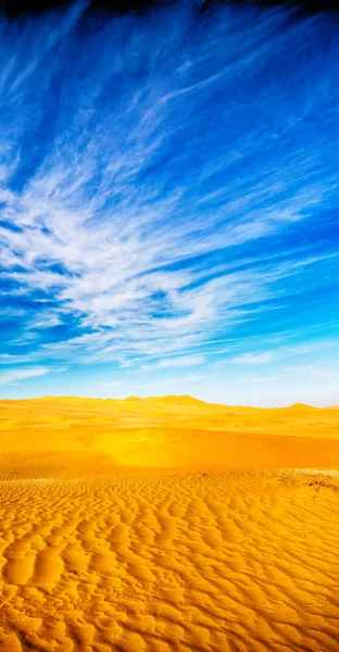 In oman oude rub al khali woestijn het lege kwartaal en buiten s — Stockfoto
