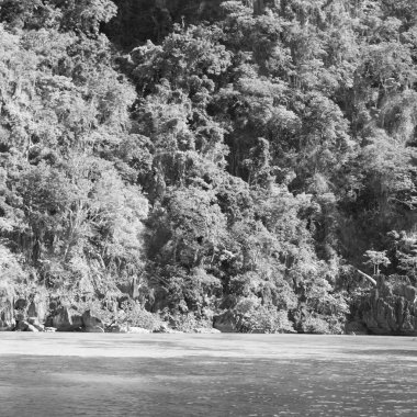 bir tekne güzellikler kıyı şeridi deniz ve rock 