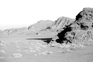wadi rum çöl Ürdün kum ve dağ macera destinatio