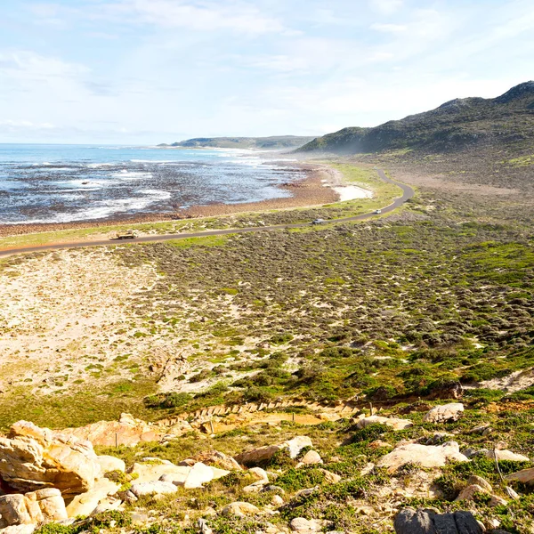 En la costa sudafricana y reserva de parques naturales — Foto de Stock
